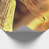 534424932赤エレガントダータートンボ昆虫芸術 ラッピングペーパー (角)