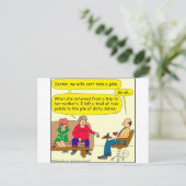 536汚れた皿の漫画 ポストカード (スタンド正面)