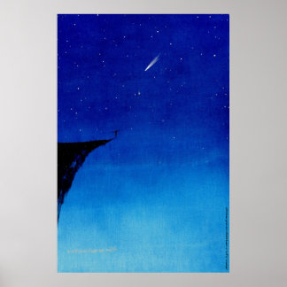 5383.フライ/ブルーエッジに学習？ポスター/プリント ポスター