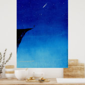 5383.フライ/ブルーエッジに学習？ポスター/プリント ポスター (キッチン)