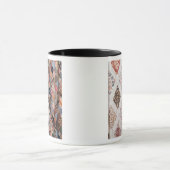 53: 夫人がなすパッチワークキルトの詳細 マグカップ (中央)