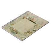 53: 鏡フレーム、着色されるの未完成の刺繍 ノートブック (左側)