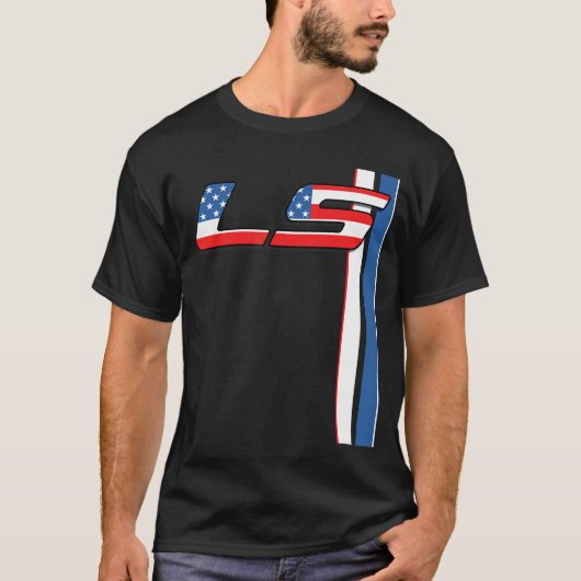 53L LS 427 V8ターボ ドラッグカー ギフト Tシャツ (正面)