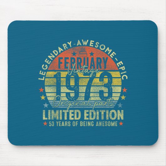53rd Birthday Legends February 1996 Illustration マウスパッド (正面)