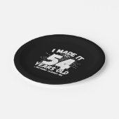 54おもしろい誕生日引用文皮肉54歳 ペーパープレート (アングル)