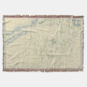 54の区域は1889年を潅漑しました スローブランケット