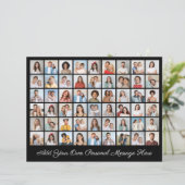 54フォトコラージュ自分のグリーティングラージカードを追加 (スタンド正面)