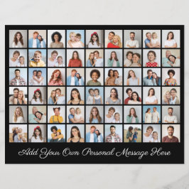 54フォトコラージュ自分のグリーティングラージカードを追加