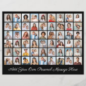 54フォトコラージュ自分のグリーティングラージカードを追加 (正面)