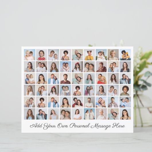 54フォトコラージュ自分の挨拶紙シートを追加 (スタンド正面)