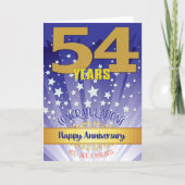 54年リカバリ記念日はっきりした数値 カード (正面)