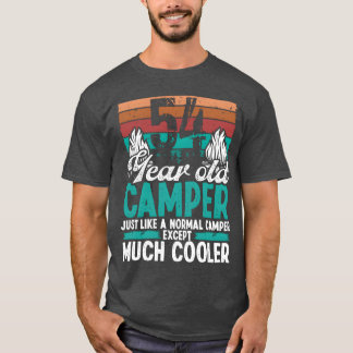 54歳のキャンパー スカウト キャンプ 54歳の誕生日 vi tシャツ