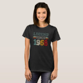 54歳の伝説1968年54誕生日ヴィンタ Tシャツ (正面フル)