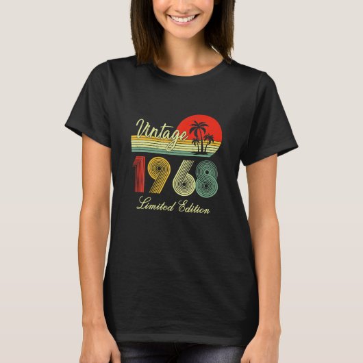 54歳ギフトヴィンテージ1968限定版 Tシャツ (正面)