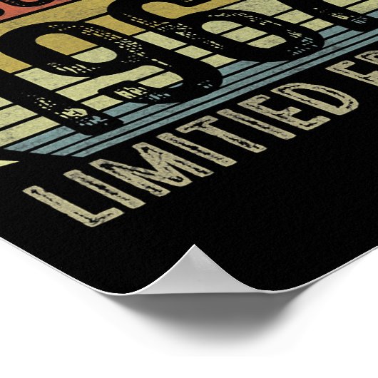 54歳ギフト1968威厳がある年限定版 ポスター (角)