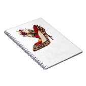 54歳ハイヒールレオパード私の54誕生 ノートブック (右側)