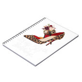 54歳ハイヒールレオパード私の54誕生 ノートブック (左側)