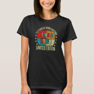 54歳ヴィンテージ1968年10月誕生日 Tシャツ