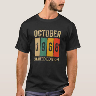 54歳ヴィンテージ1968年10月誕生日 Tシャツ