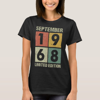 54歳ヴィンテージ1968年9月54誕生日 Tシャツ
