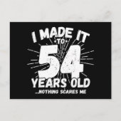 54歳皮肉なミーム面白い54歳の誕生日 ポストカード (正面)
