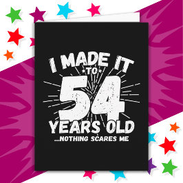 54歳皮肉ミームおもしろい54誕生日 カード