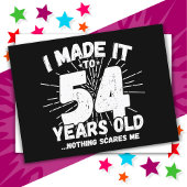 54歳皮肉ミームおもしろい54誕生日 ポストカード