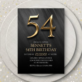 54番目の誕生日招待状 招待状