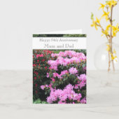 54結婚周年記念 カード (黄色い花)