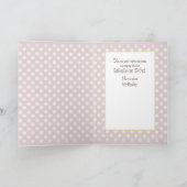 54誕生日ウィメンズシューズ,アニマルプリント カード (内部)