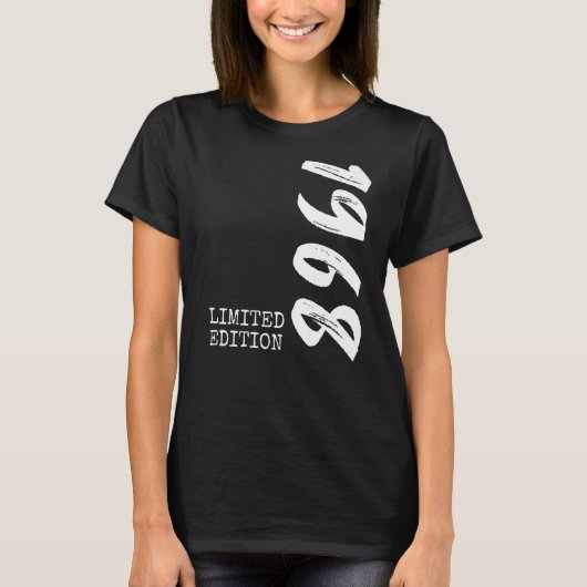 54誕生日レディースメンズ54年1968 1 Tシャツ (正面)