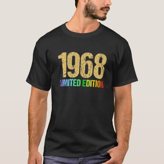 54誕生日レディースメンズ54年1968 2 Tシャツ (正面)