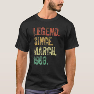 54誕生日54歳の伝説1968年3月以来 Tシャツ