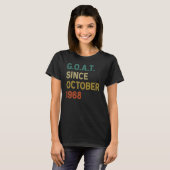 54誕生日54歳ヤギ1968年10月以来 Tシャツ (正面フル)