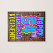 54誕生日~おもしろい、落書きルインスパイアック ジグソーパズル (横)