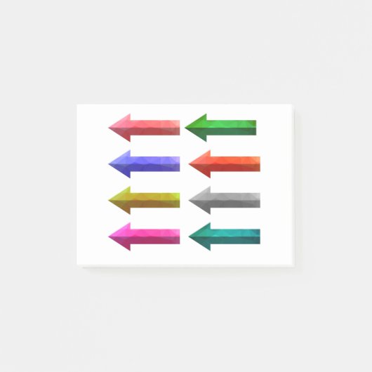 5424色の矢印 ポストイット (正面)