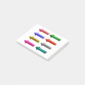 5424色の矢印 ポストイット (アングル)