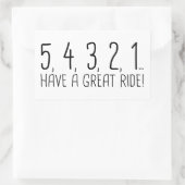 54321 長方形シール (バッグ)