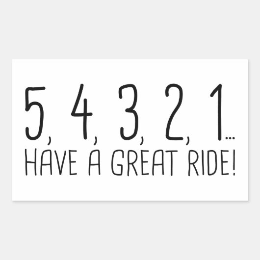 54321 長方形シール (正面)