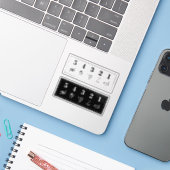 54321 Grounding Technique Anxiety Mental Health シール (ノートパソコンとiPhone)