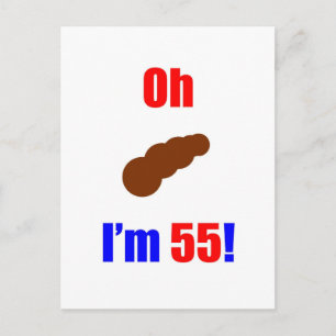 55ああ(うんちの写真)55だ! ポストカード