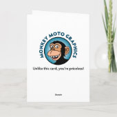 55おもしろい番目の誕生日グリーティングカード カード (裏面)