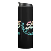 55アンドファボウス誕生日パステルレインボーウォーターカラー タンブラー (回転右)