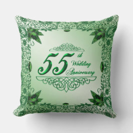 55エレガント周年結婚装飾用クッション クッション