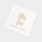 55エレガント誕生日ゴモダンールナプキンス 箔ナプキン (左)