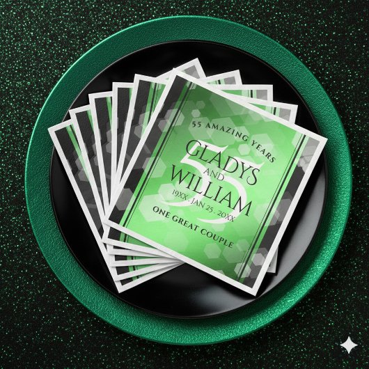55エレガントthエメラルド結婚の記念日