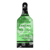 55エレガントthエメラルド結婚の記念日 カッティングボード (正面)