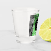 55エレガントthエメラルド結婚の記念日 ショットグラス (左)