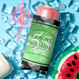 55エレガントthエメラルド結婚の記念日 スリム缶クーラー