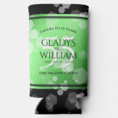 55エレガントthエメラルド結婚の記念日 スリム缶クーラー (裏面)